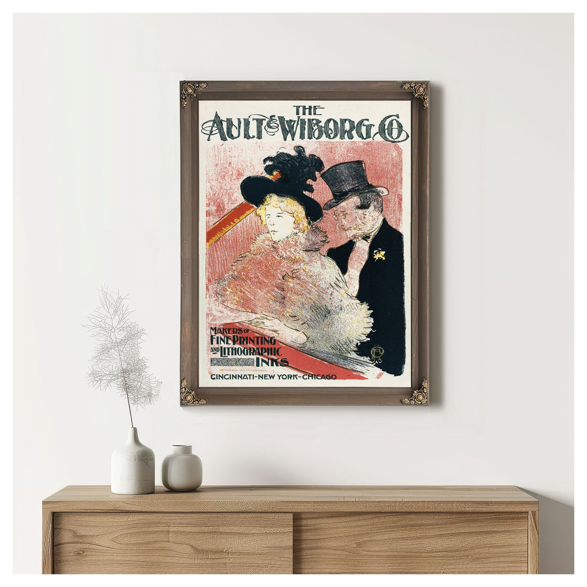 Ault Wiborg Ad By Toulouse Lautrec