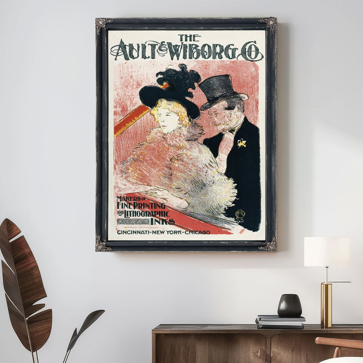 Ault Wiborg Ad By Toulouse Lautrec