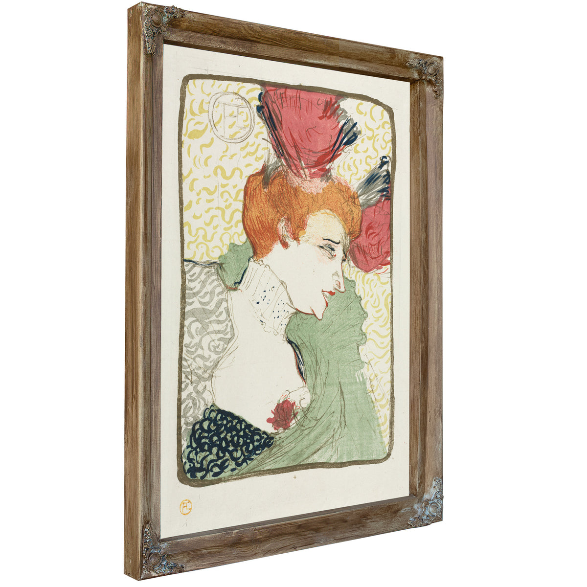Bust Mademoiselle Lender By Toulouse Lautrec