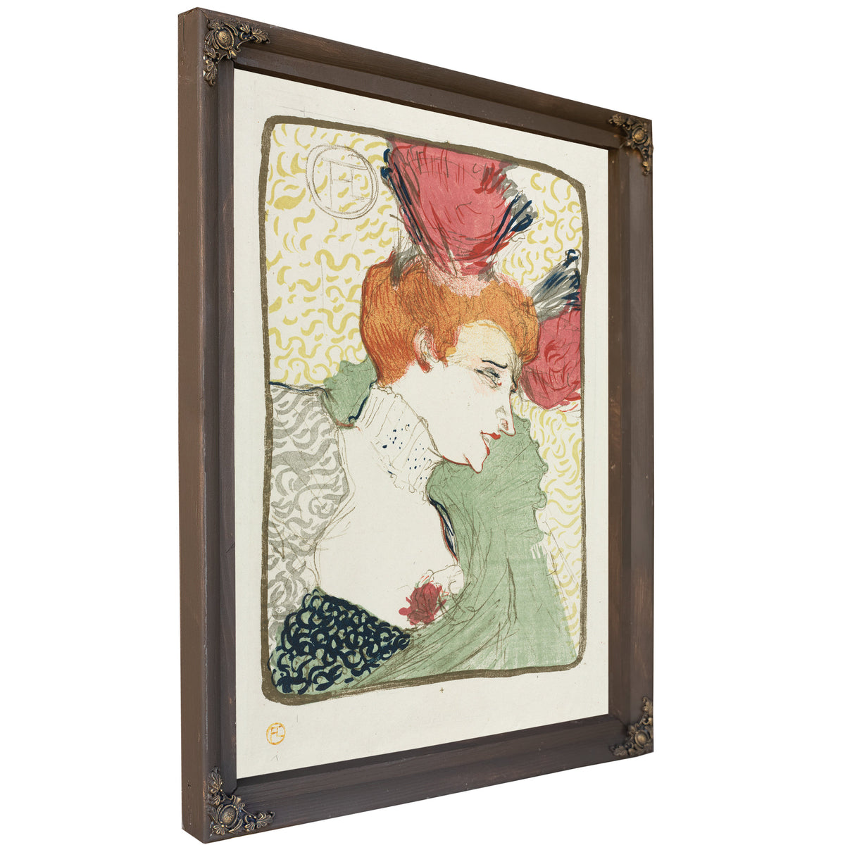 Bust Mademoiselle Lender By Toulouse Lautrec