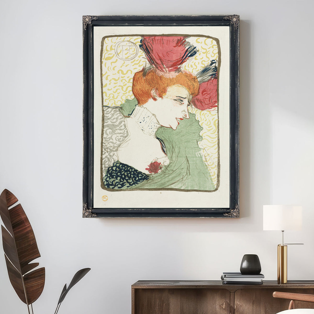 Bust Mademoiselle Lender By Toulouse Lautrec