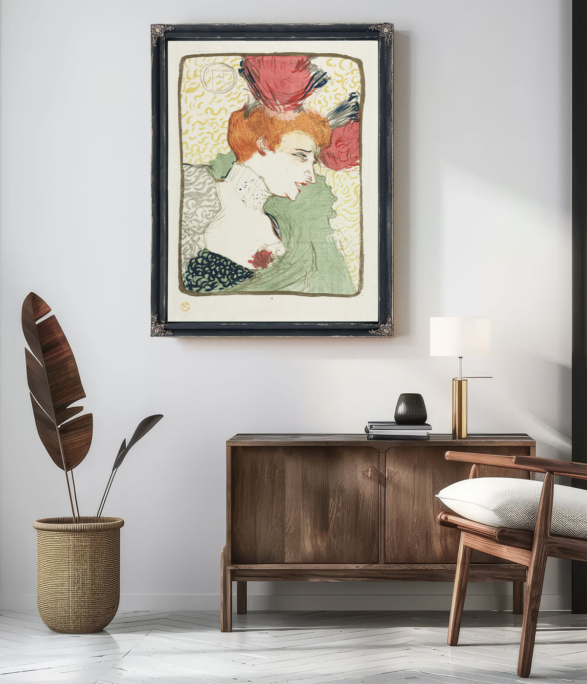 Bust Mademoiselle Lender By Toulouse Lautrec
