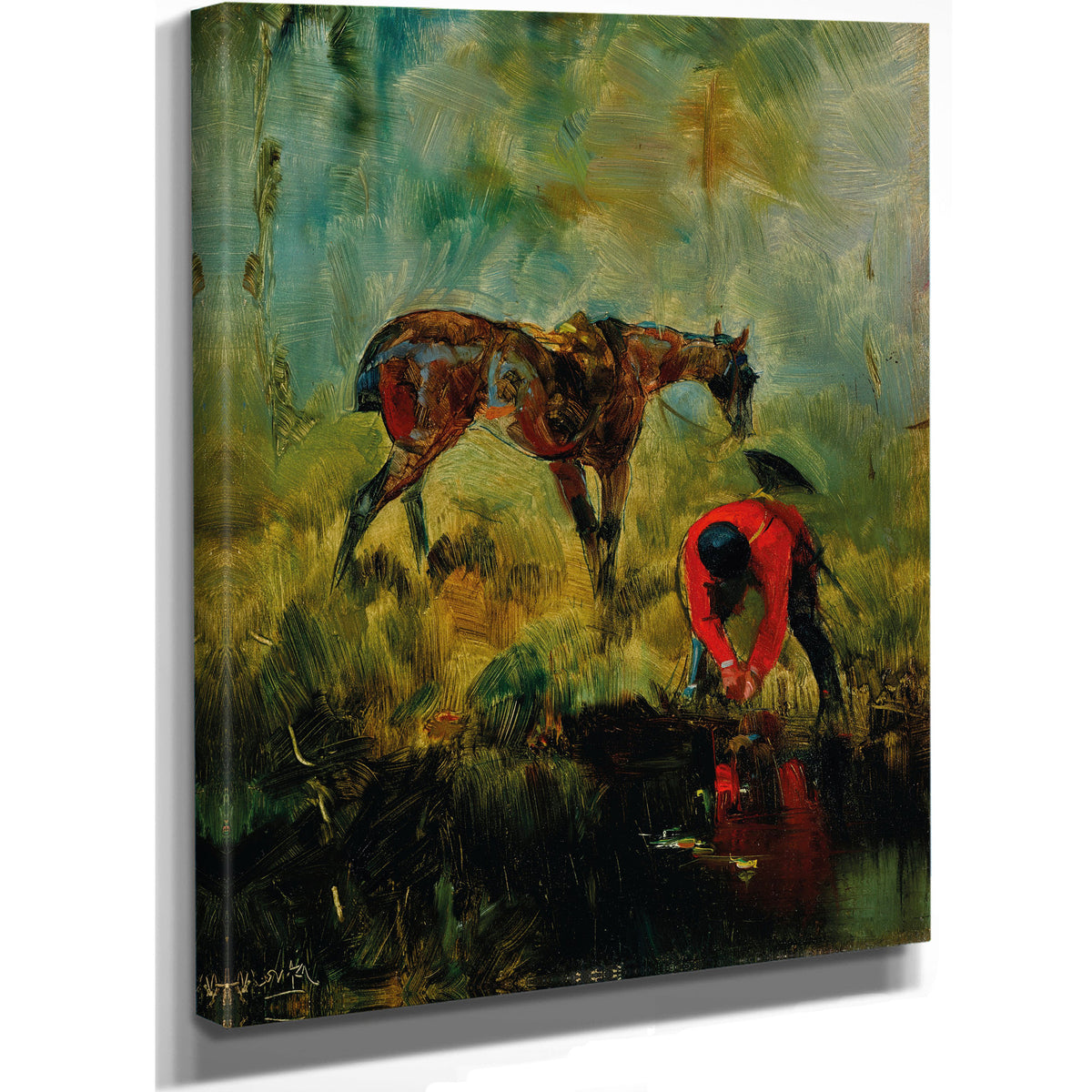 Cheval de Chasse Courre By Toulouse Lautrec