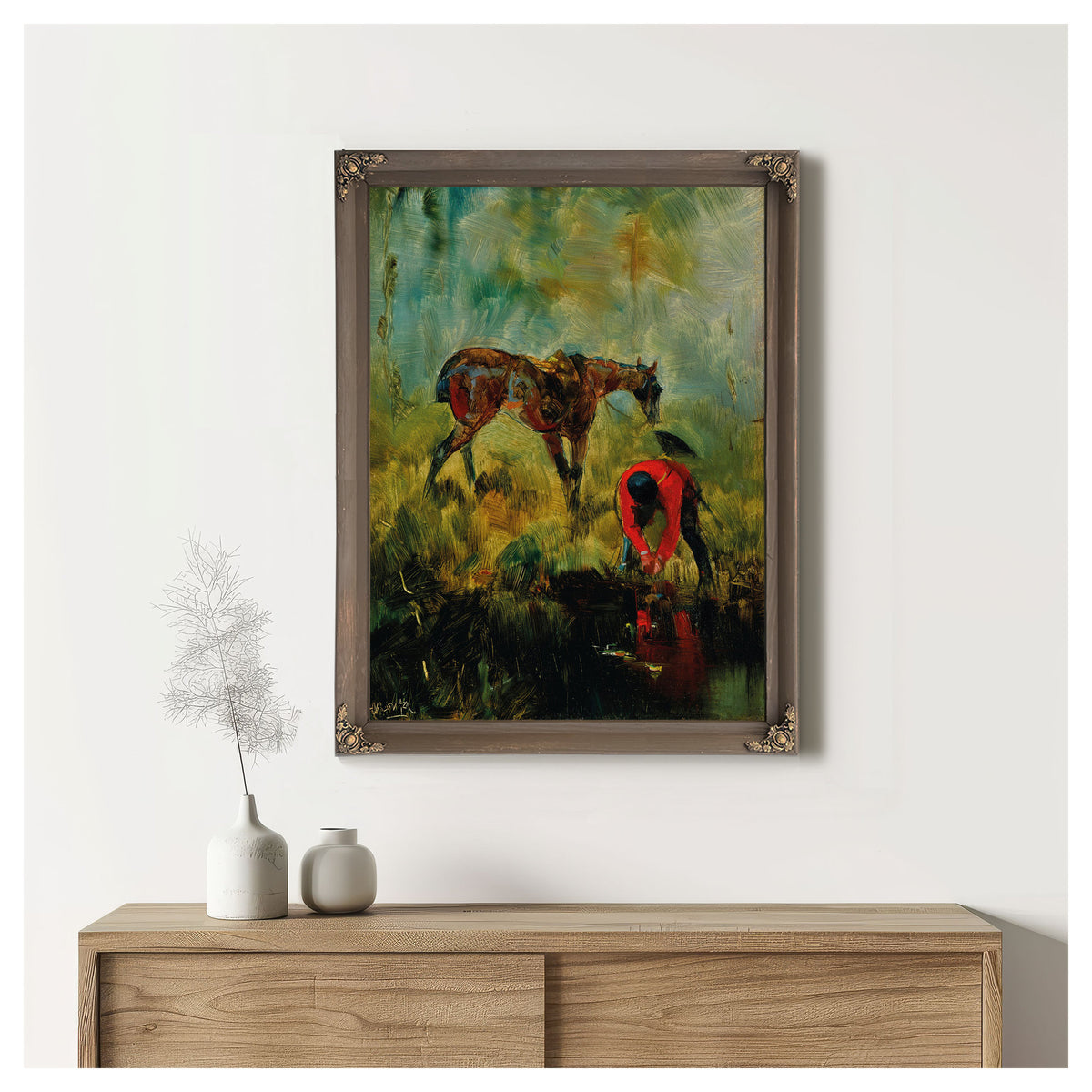Cheval de Chasse Courre By Toulouse Lautrec