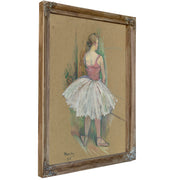 Danseuse En Pied Vue de Dos By Toulouse Lautrec