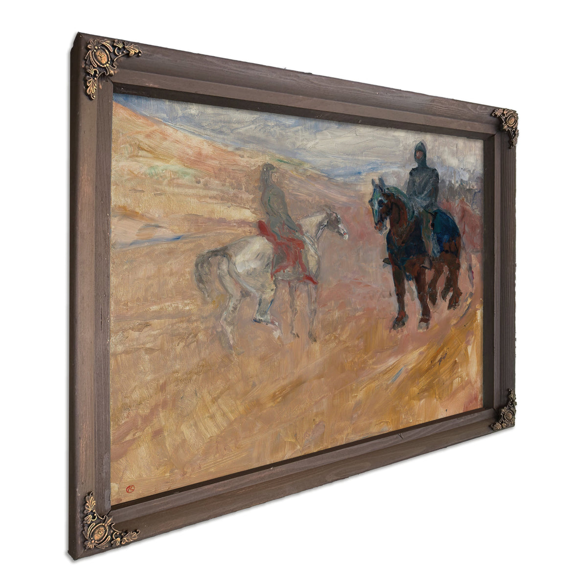 Deux Chevaliers En Armure By Toulouse Lautrec