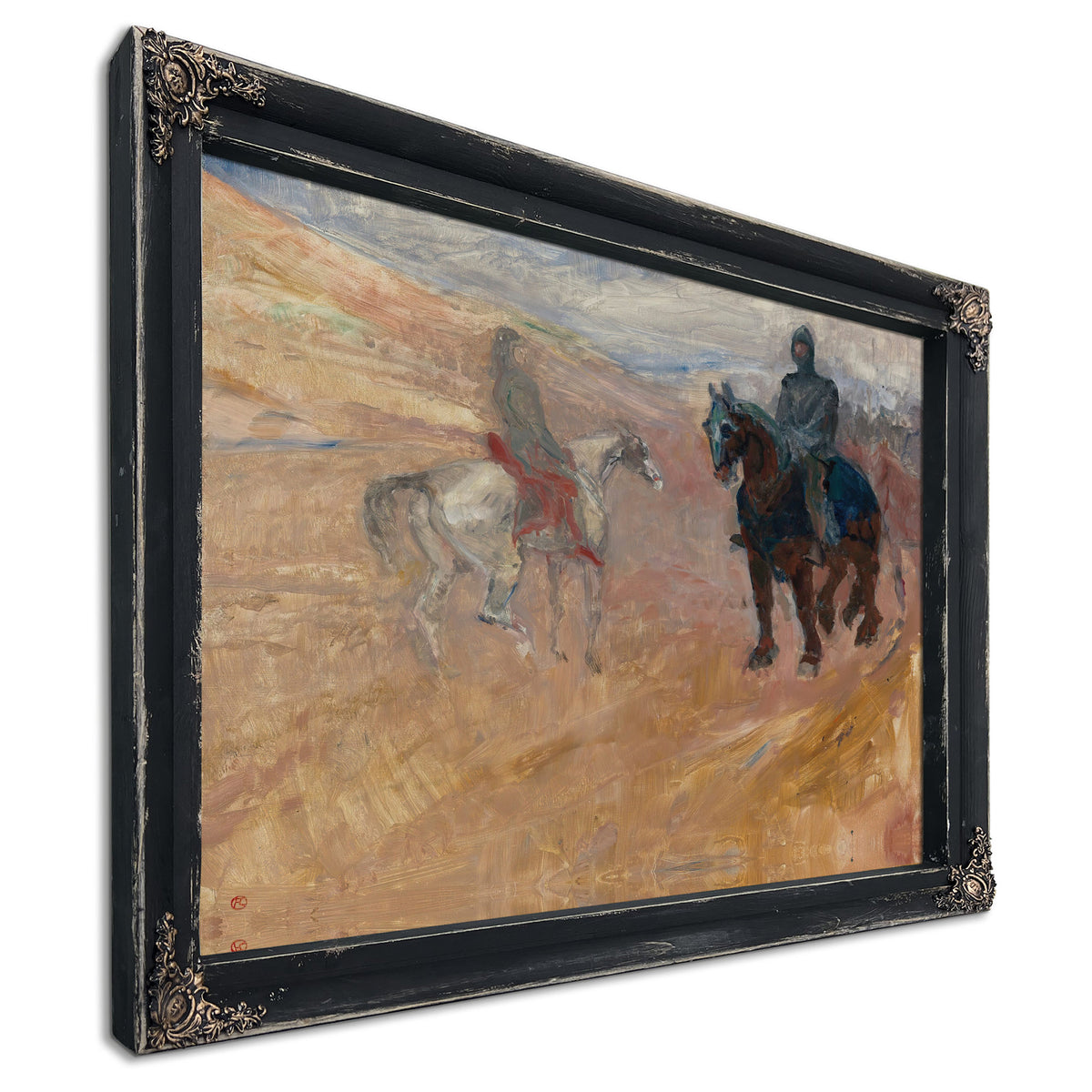 Deux Chevaliers En Armure By Toulouse Lautrec