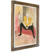 Elles Seated Clown Mlle Cha U Ka O By Toulouse Lautrec