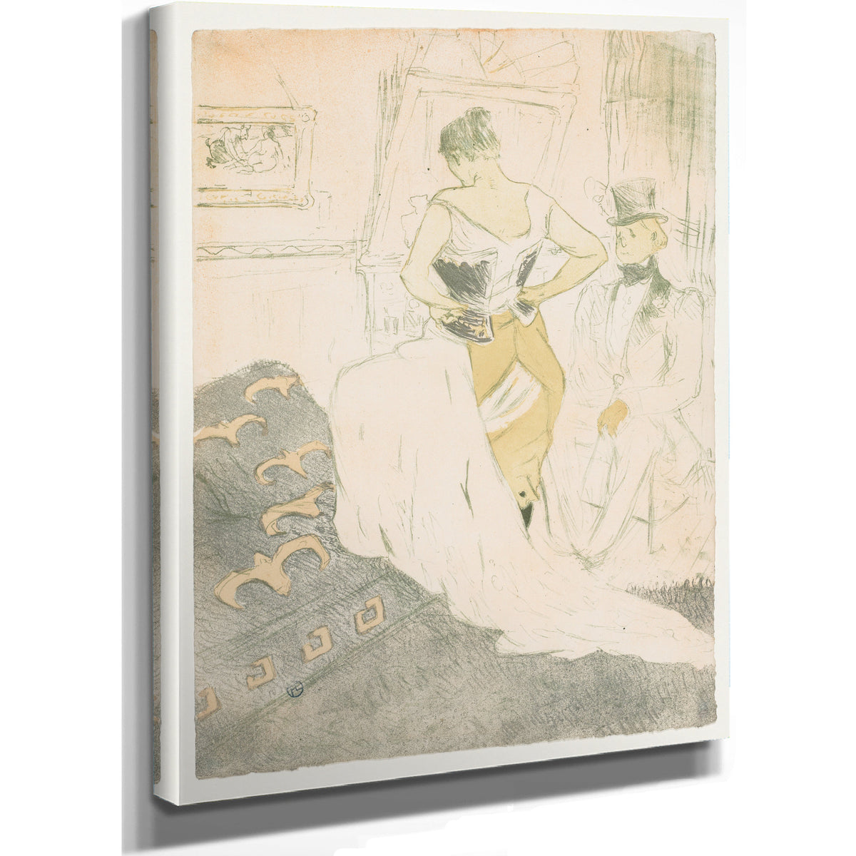 Elles Woman a Corset 1 By Toulouse Lautrec