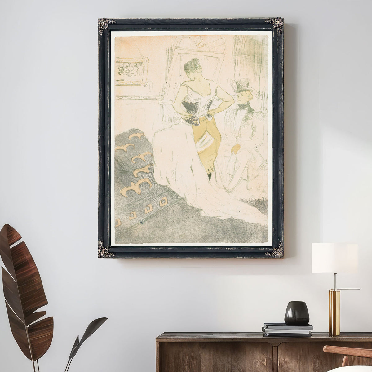 Elles Woman a Corset 1 By Toulouse Lautrec