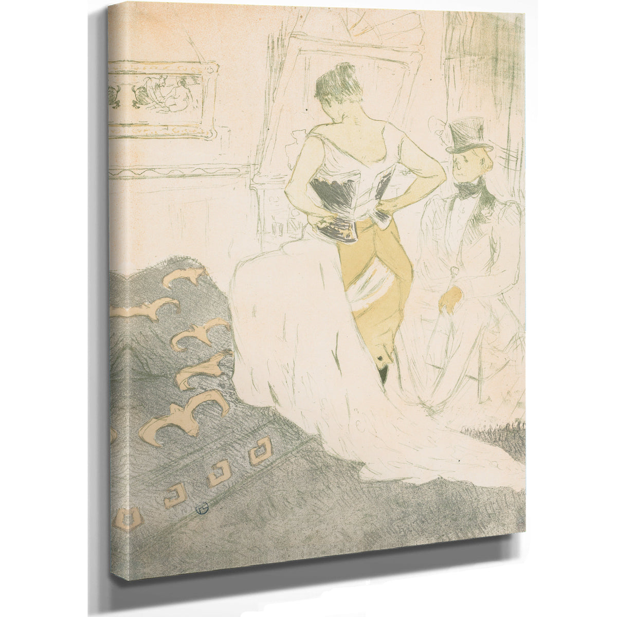 Elles Woman a Corset By Toulouse Lautrec