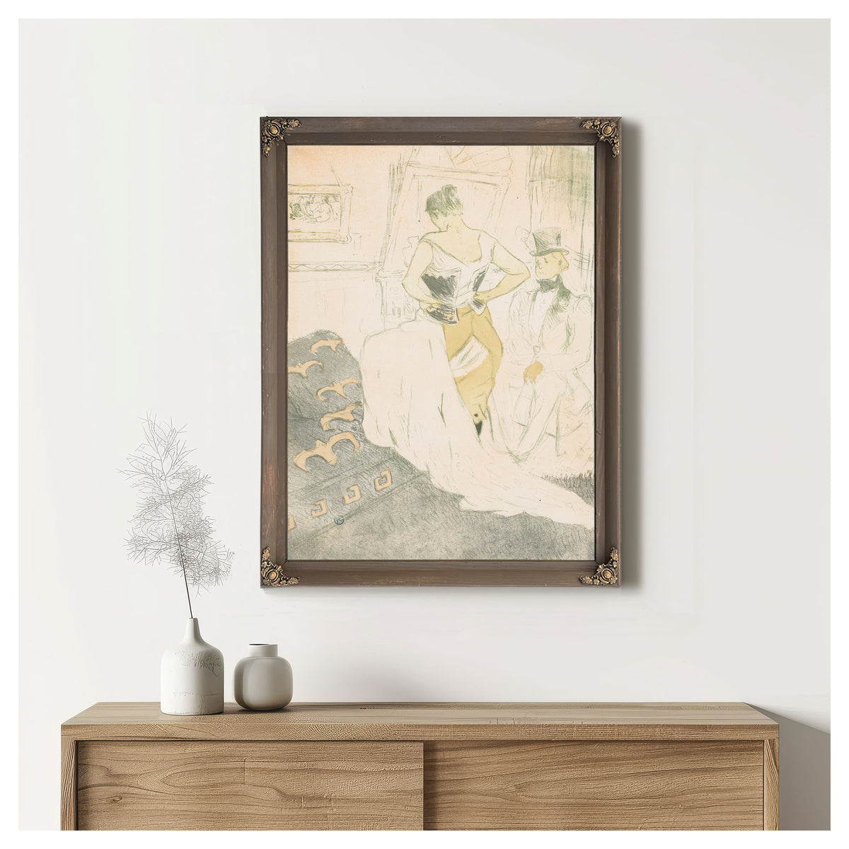 Elles Woman a Corset By Toulouse Lautrec