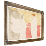 Elles Woman Bed Mlle Cha U Ka O By Toulouse Lautrec