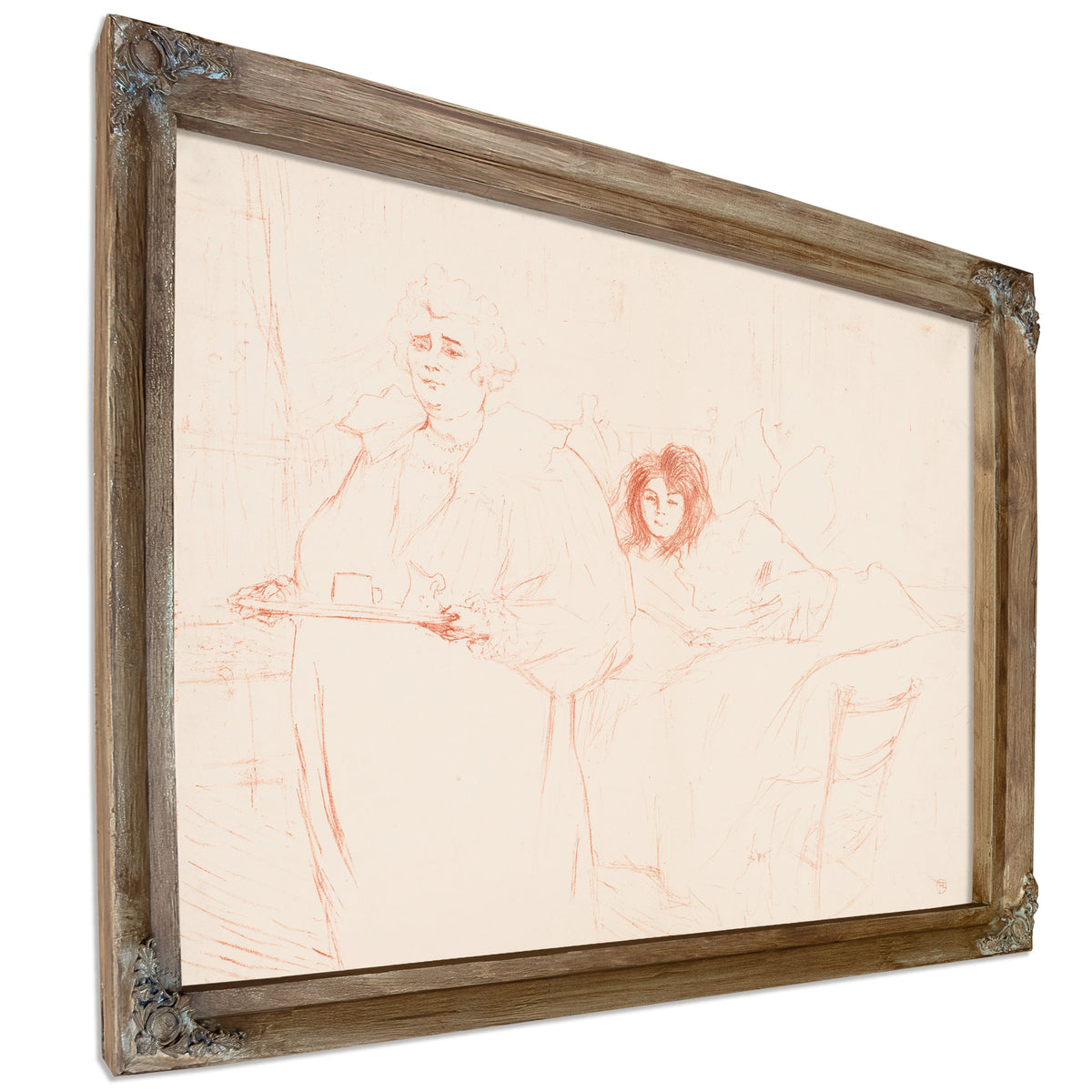 Elles Woman Carrying Tray Mme Baron By Toulouse Lautrec