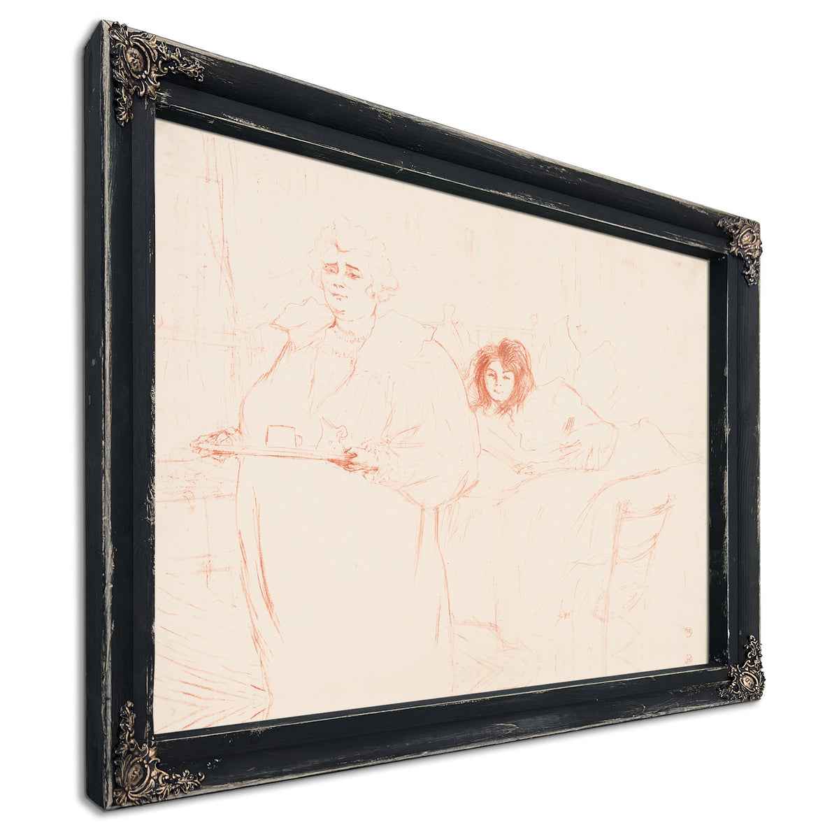 Elles Woman Carrying Tray Mme Baron By Toulouse Lautrec
