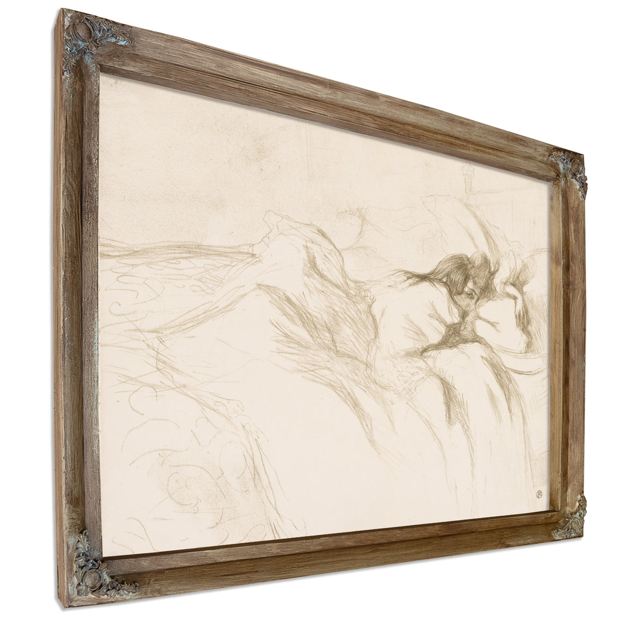 Elles Woman Sleeping By Toulouse Lautrec