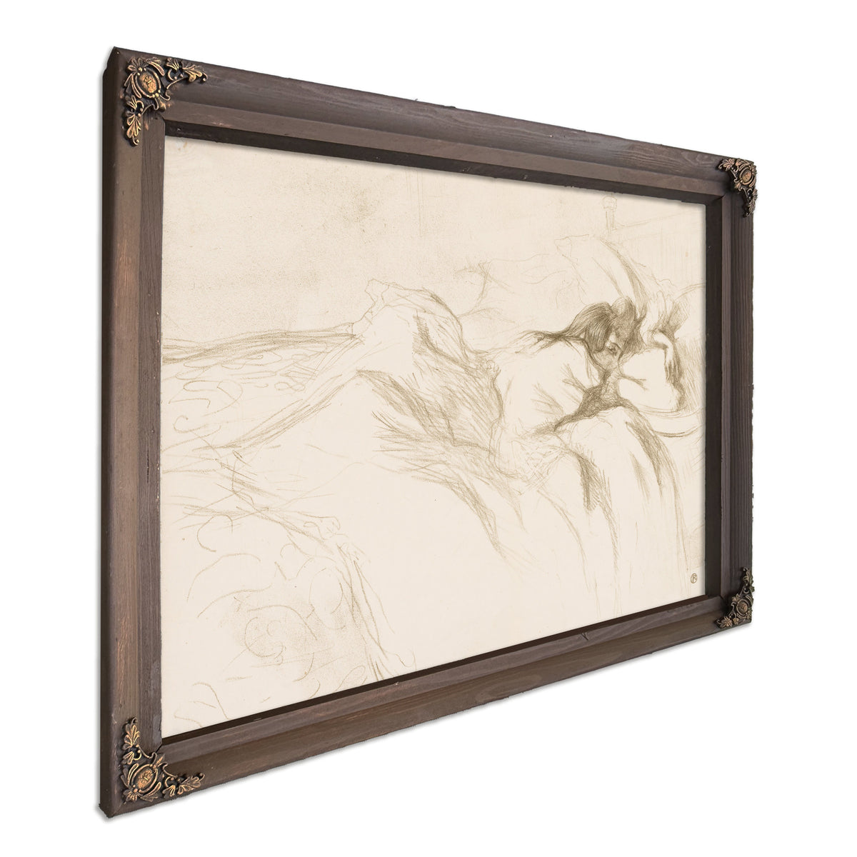 Elles Woman Sleeping By Toulouse Lautrec