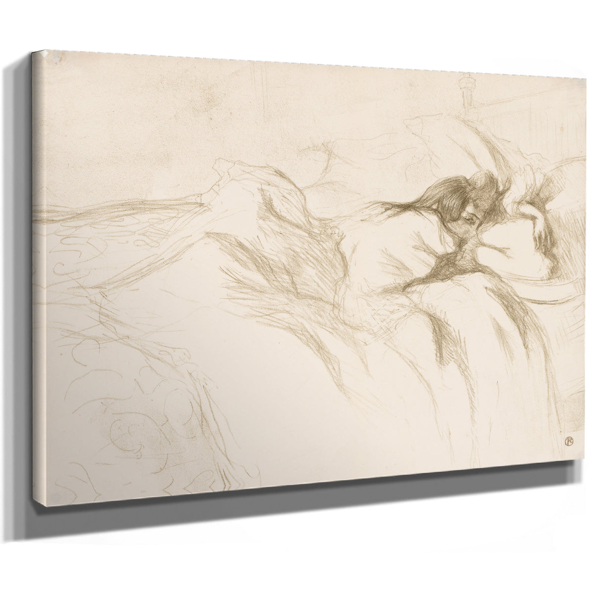 Elles Woman Sleeping By Toulouse Lautrec