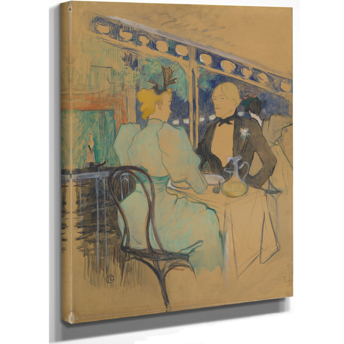 Fashionable People Les Ambassadeurs By Toulouse Lautrec