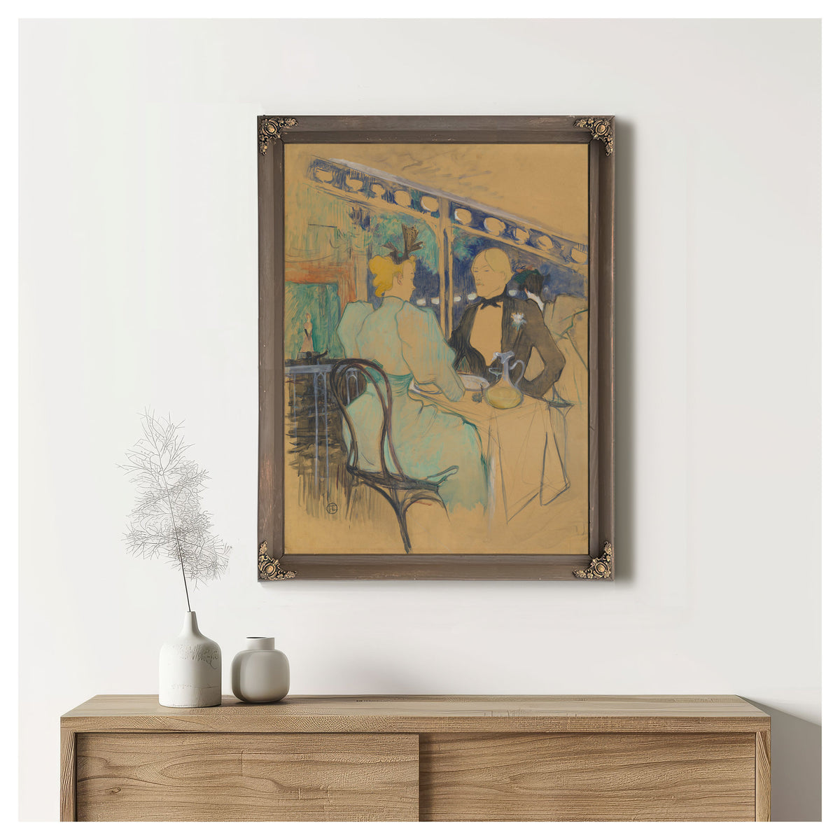 Fashionable People Les Ambassadeurs By Toulouse Lautrec