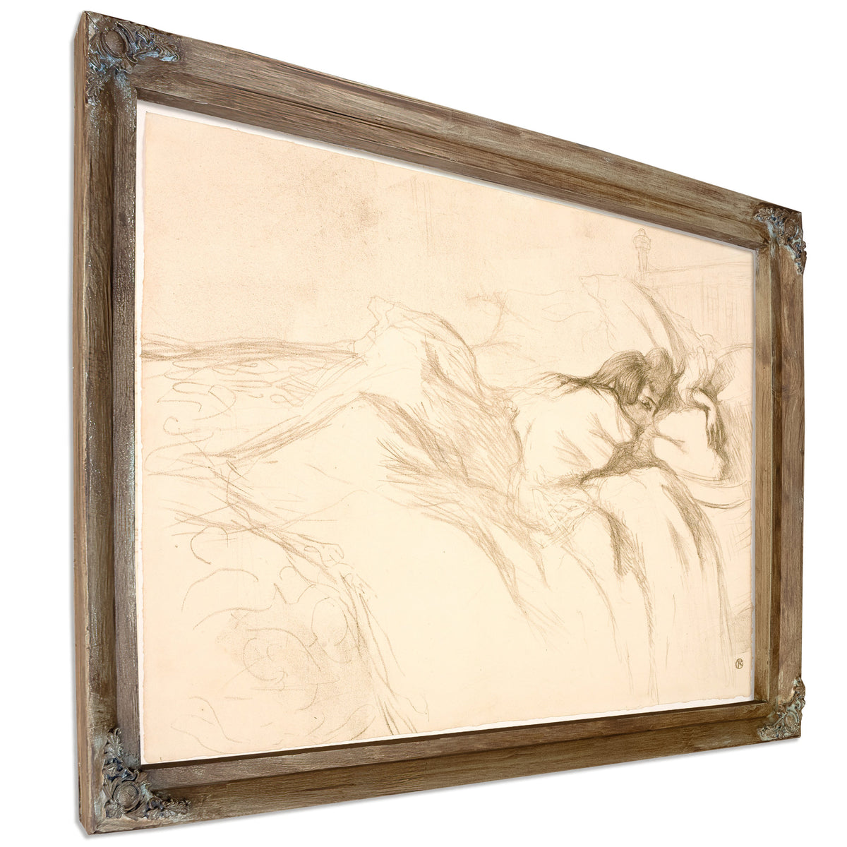 Femme Couchee Reveil By Toulouse Lautrec