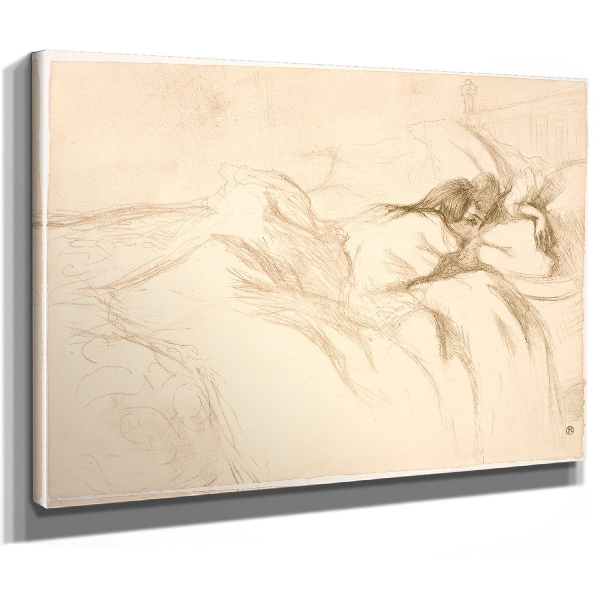 Femme Couchee Reveil By Toulouse Lautrec