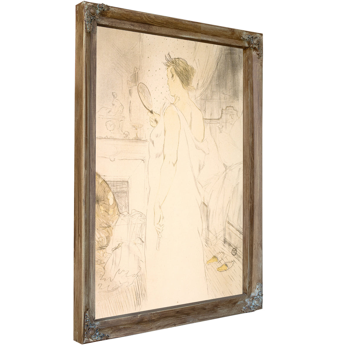 Femme Glace la Glace Main By Toulouse Lautrec