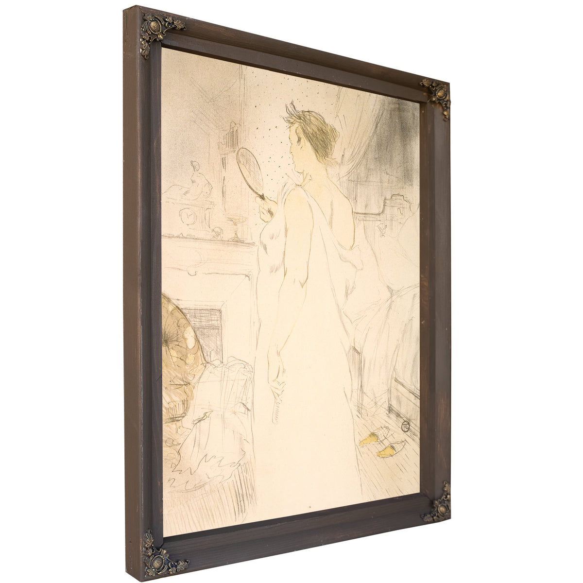 Femme Glace la Glace Main By Toulouse Lautrec