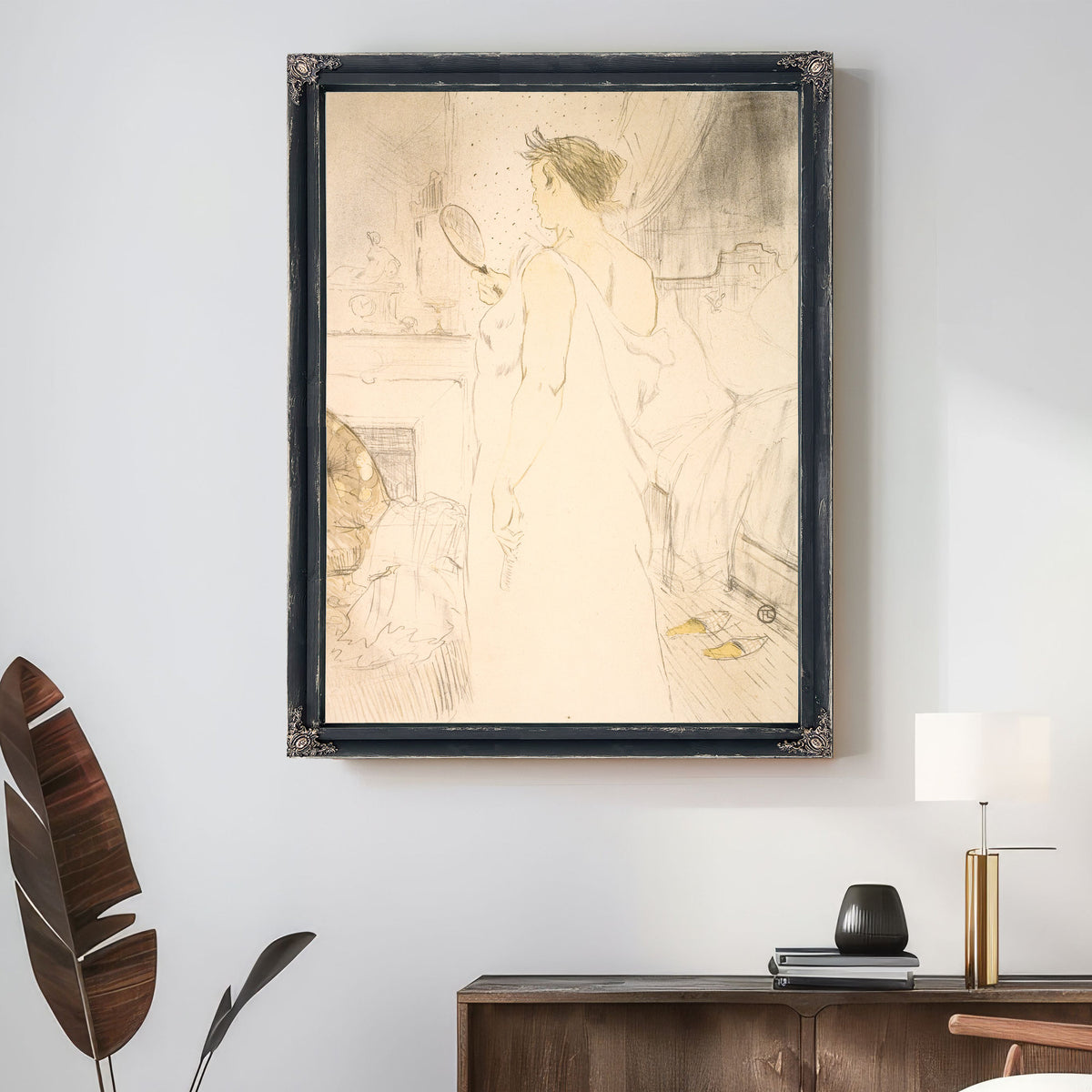 Femme Glace la Glace Main By Toulouse Lautrec