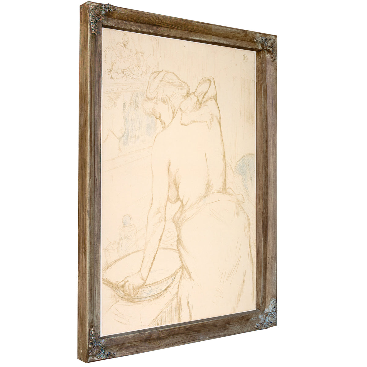 Femme Qui Se Lave la Toilette By Toulouse Lautrec