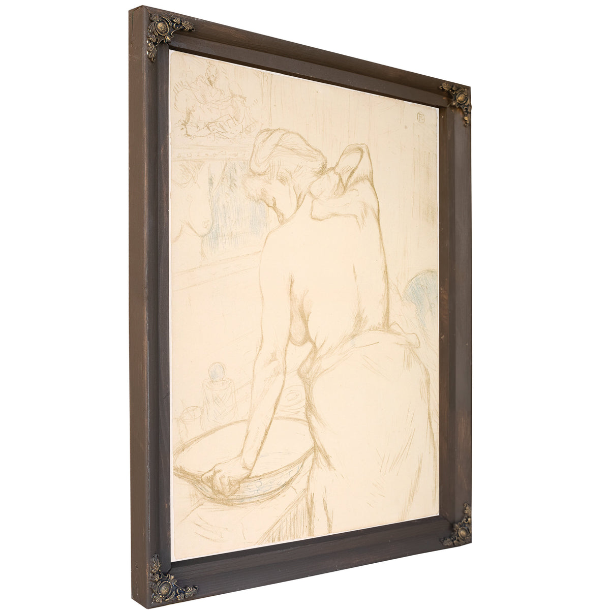 Femme Qui Se Lave la Toilette By Toulouse Lautrec
