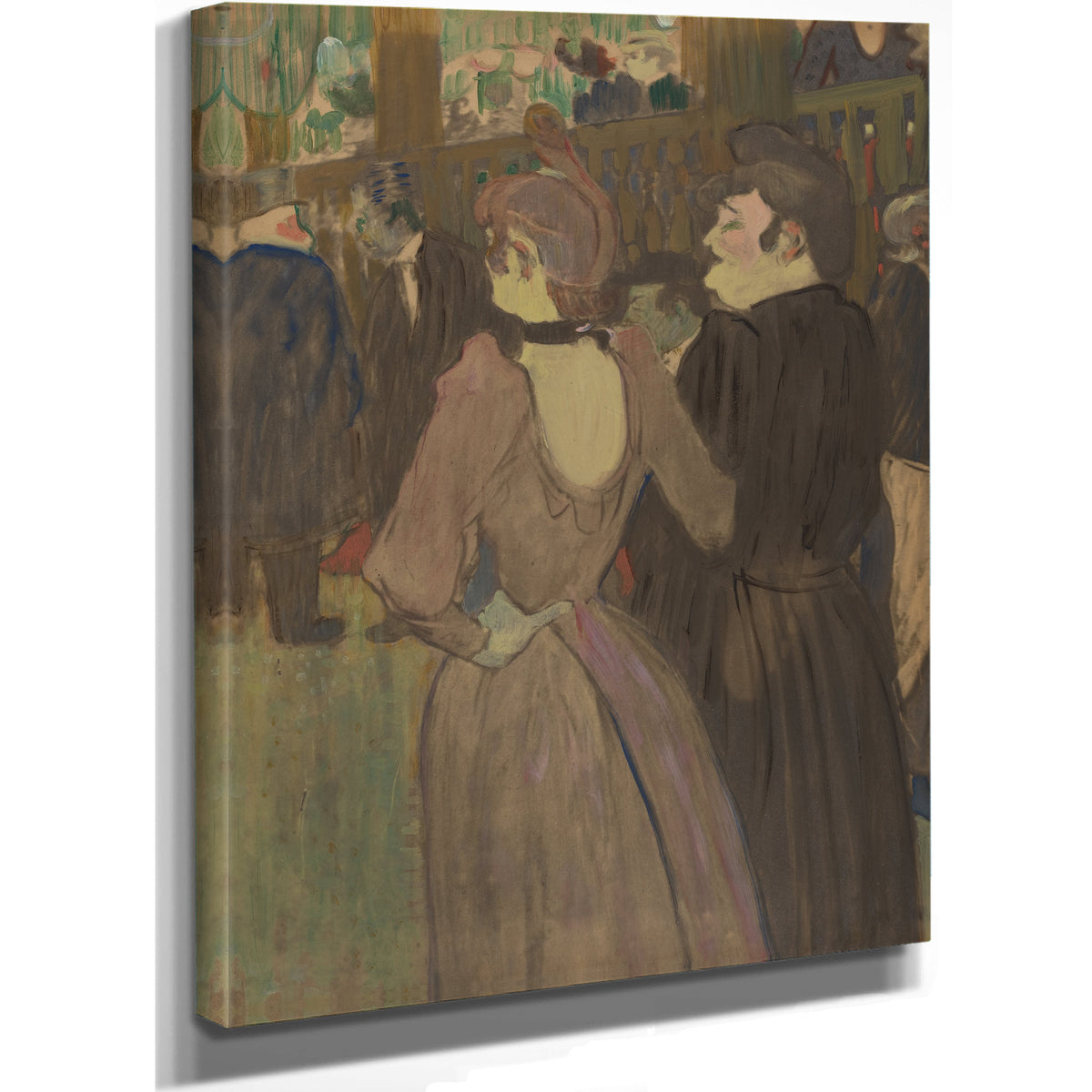 La Goulue Her Sister By Toulouse Lautrec