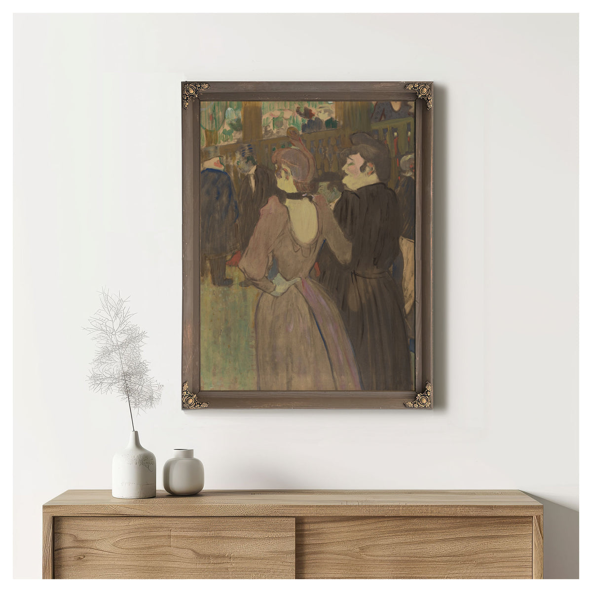 La Goulue Her Sister By Toulouse Lautrec