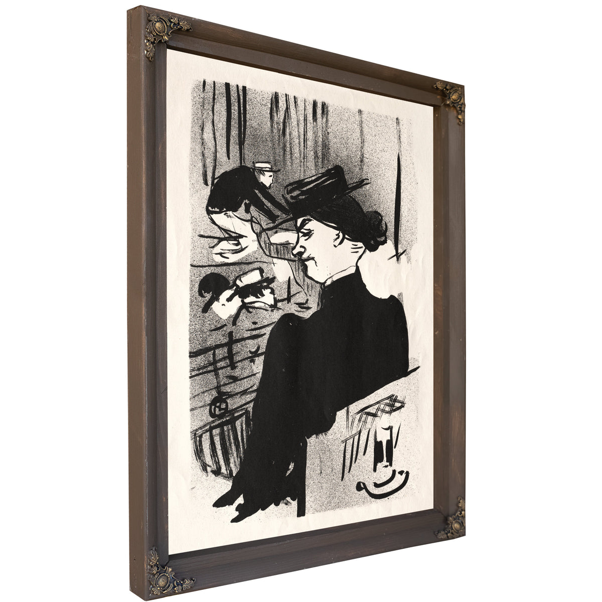 Le Cafe Concertune Spectatrice By Toulouse Lautrec