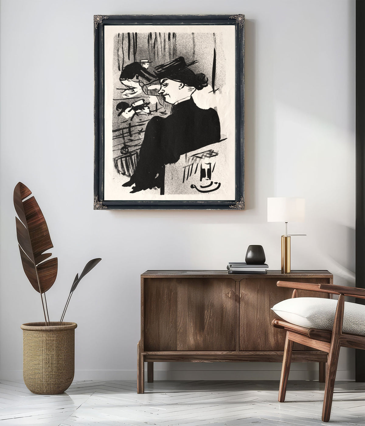 Le Cafe Concertune Spectatrice By Toulouse Lautrec