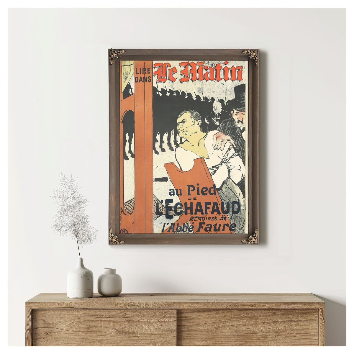 Le Matin Au Pied de Lechafaud By Toulouse Lautrec