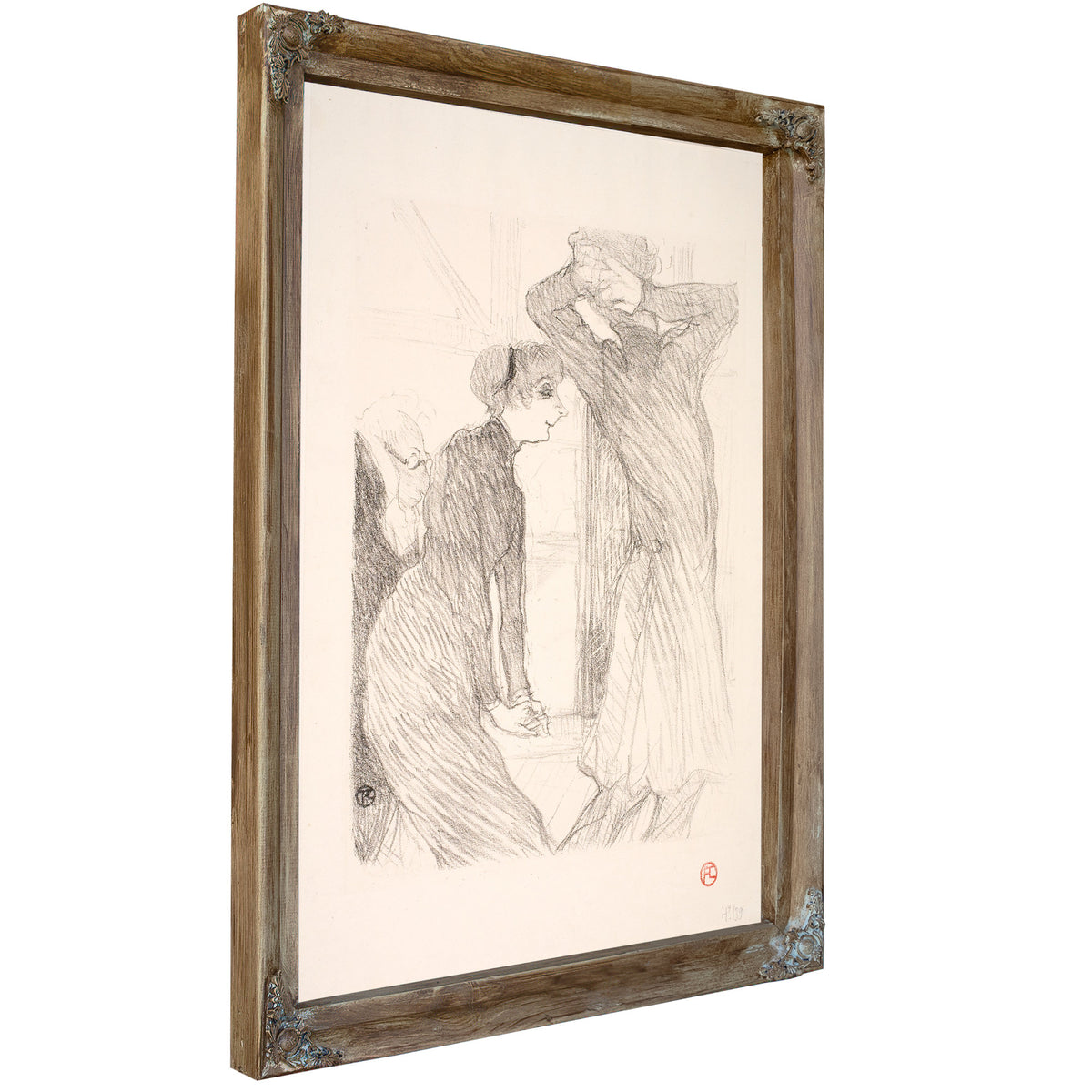 Lugne Poe et Berthe Bady Dans Au By Toulouse Lautrec