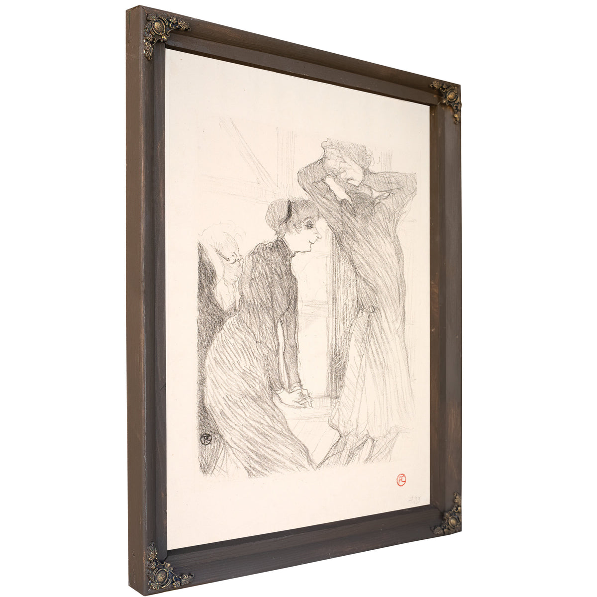 Lugne Poe et Berthe Bady Dans Au By Toulouse Lautrec