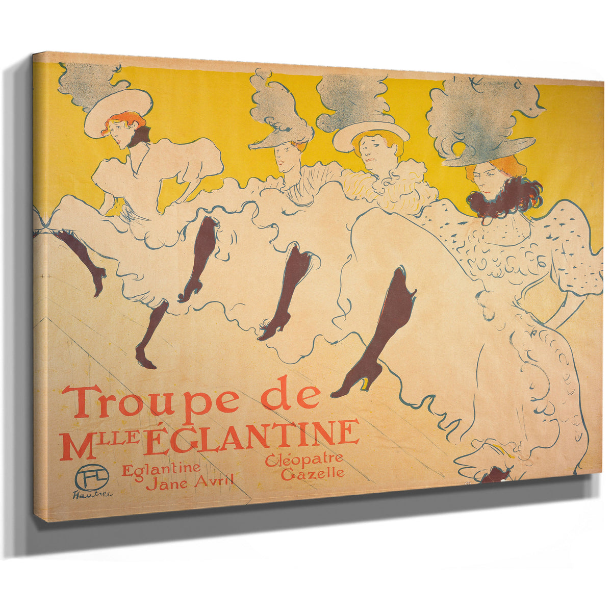 Mademoiselle Eglantines Troupe By Toulouse Lautrec