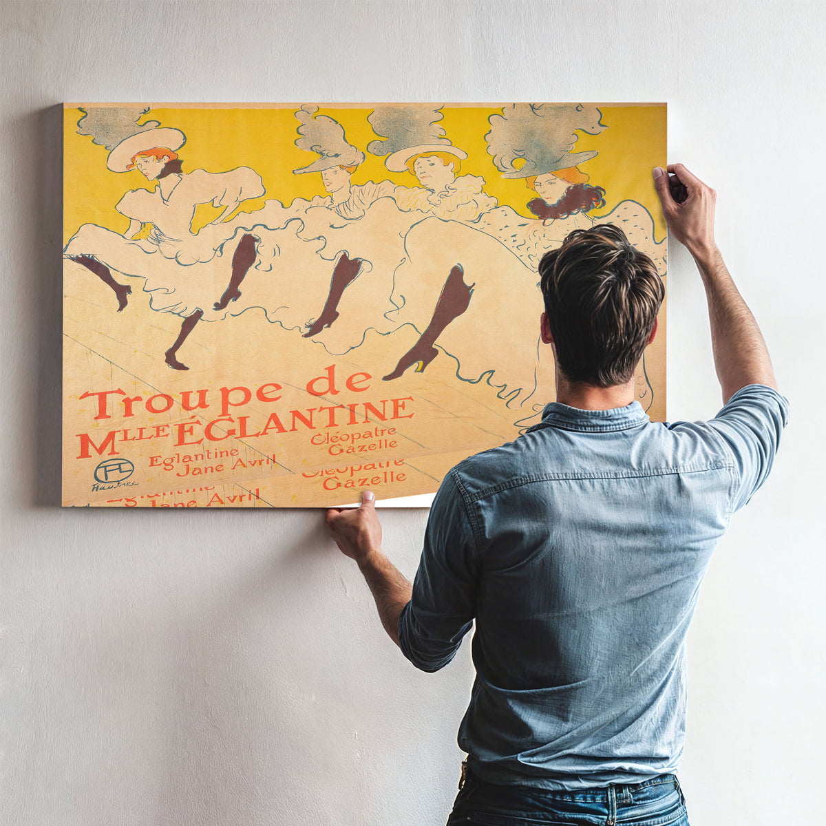 Mademoiselle Eglantines Troupe By Toulouse Lautrec