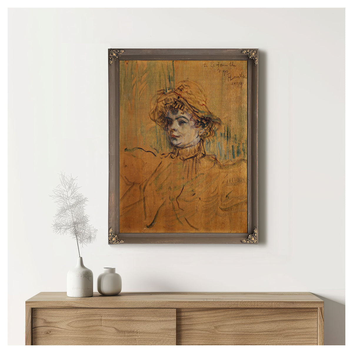 Mademoiselle Nys By Toulouse Lautrec