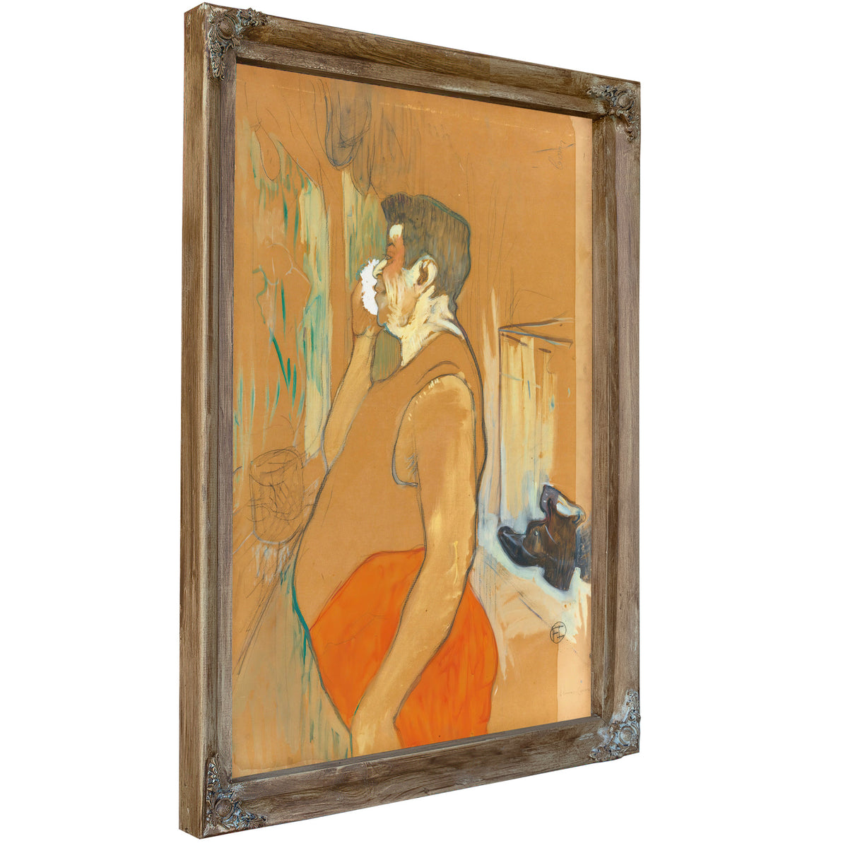 Monsieur Caudieux Acteur de Cafe By Toulouse Lautrec