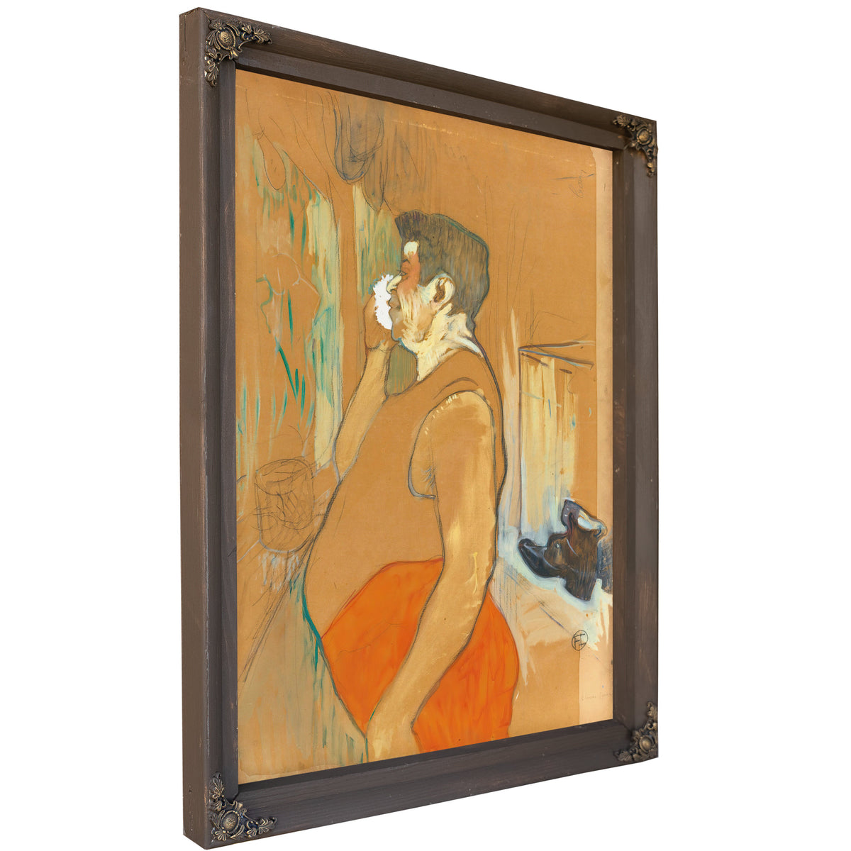 Monsieur Caudieux Acteur de Cafe By Toulouse Lautrec