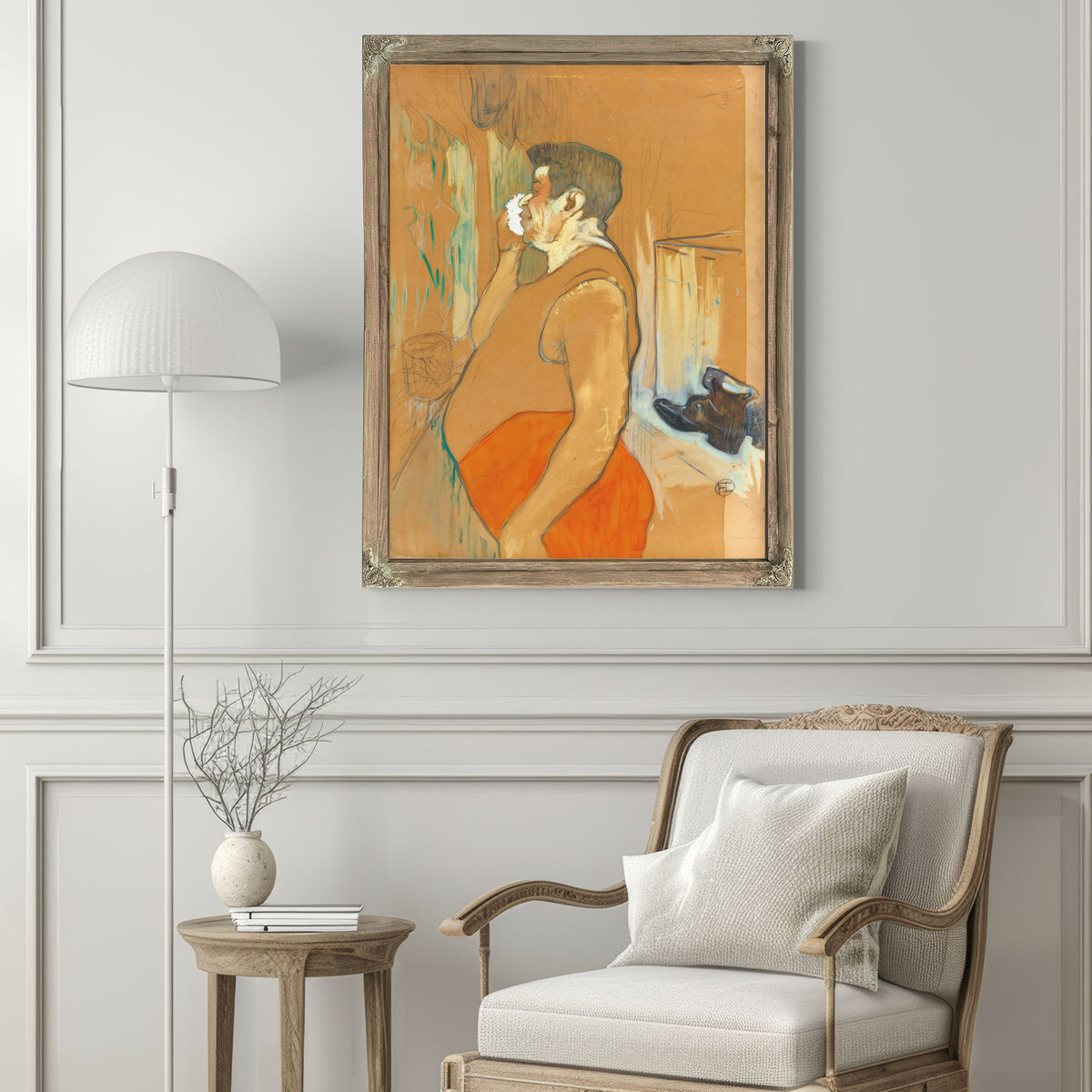 Monsieur Caudieux Acteur de Cafe By Toulouse Lautrec