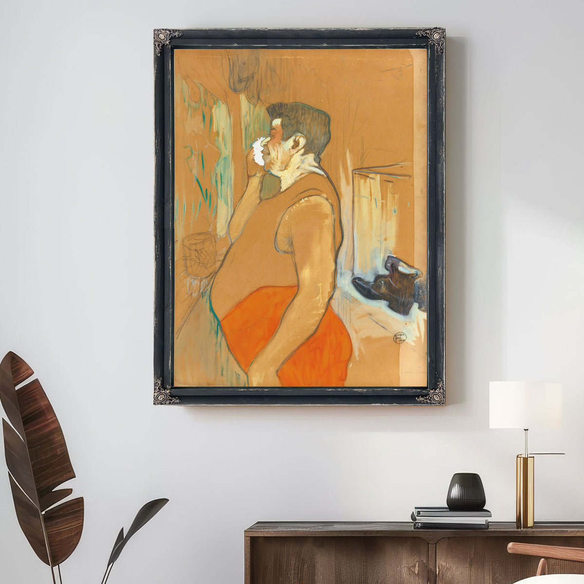 Monsieur Caudieux Acteur de Cafe By Toulouse Lautrec
