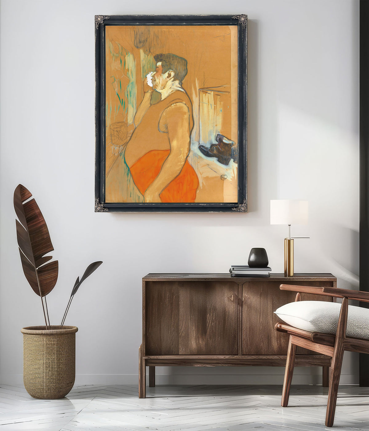 Monsieur Caudieux Acteur de Cafe By Toulouse Lautrec