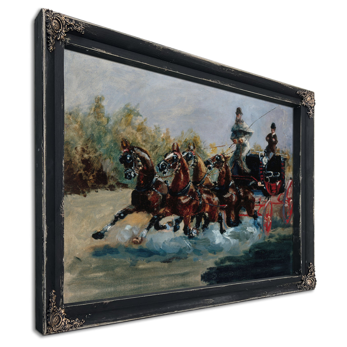 Nice Souvenir de la Promenade Des By Toulouse Lautrec