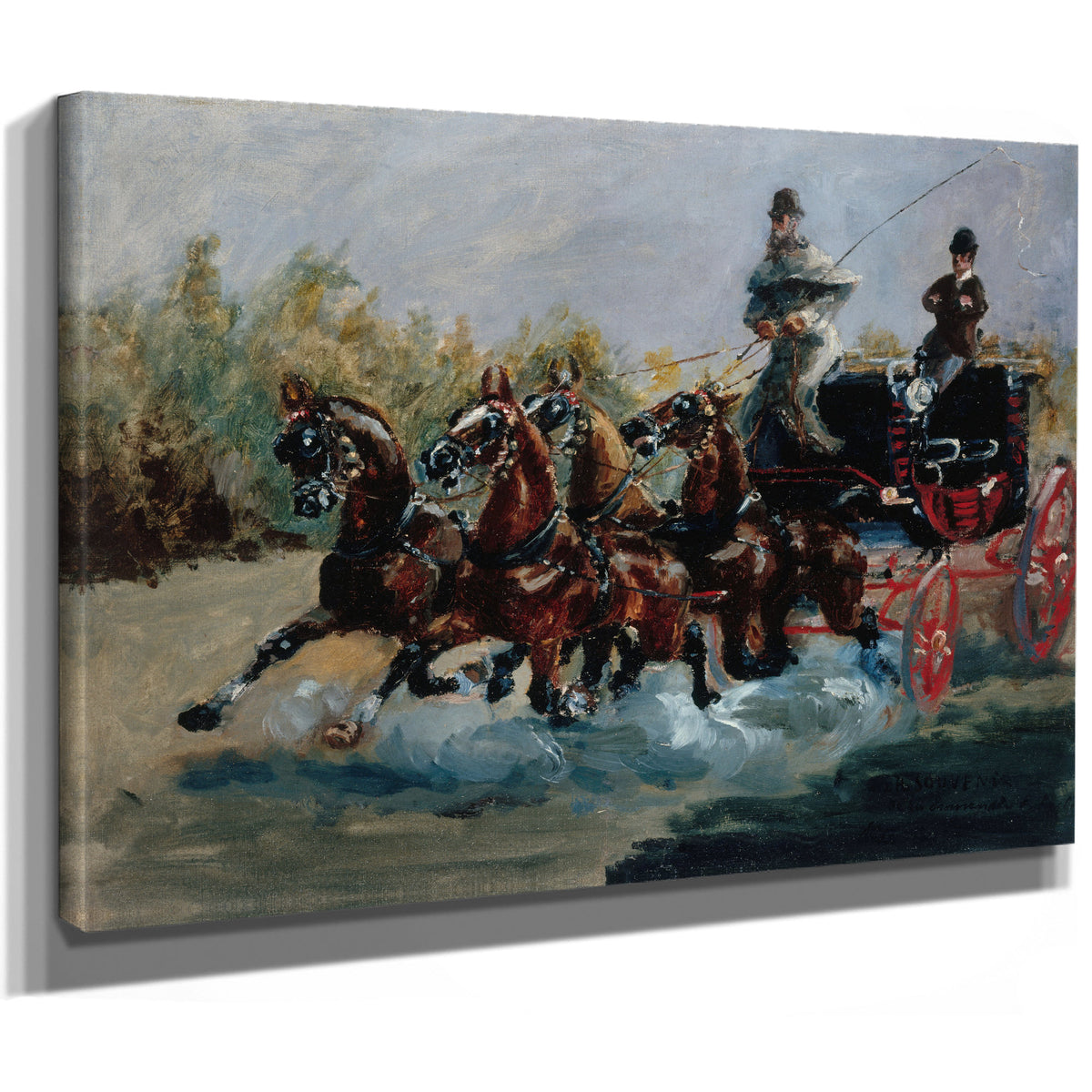Nice Souvenir de la Promenade Des By Toulouse Lautrec