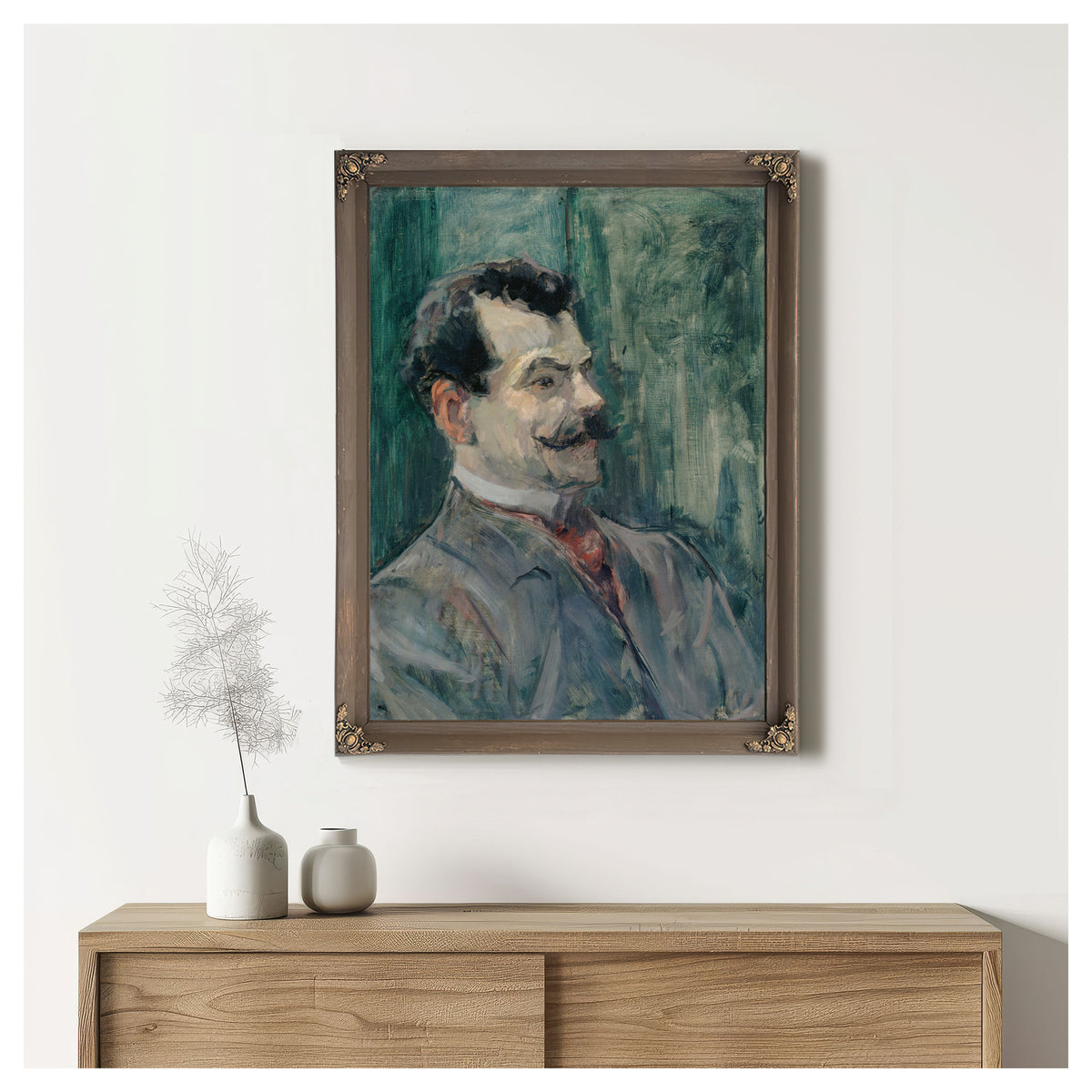 Portrait de Andre Rivoire By Toulouse Lautrec