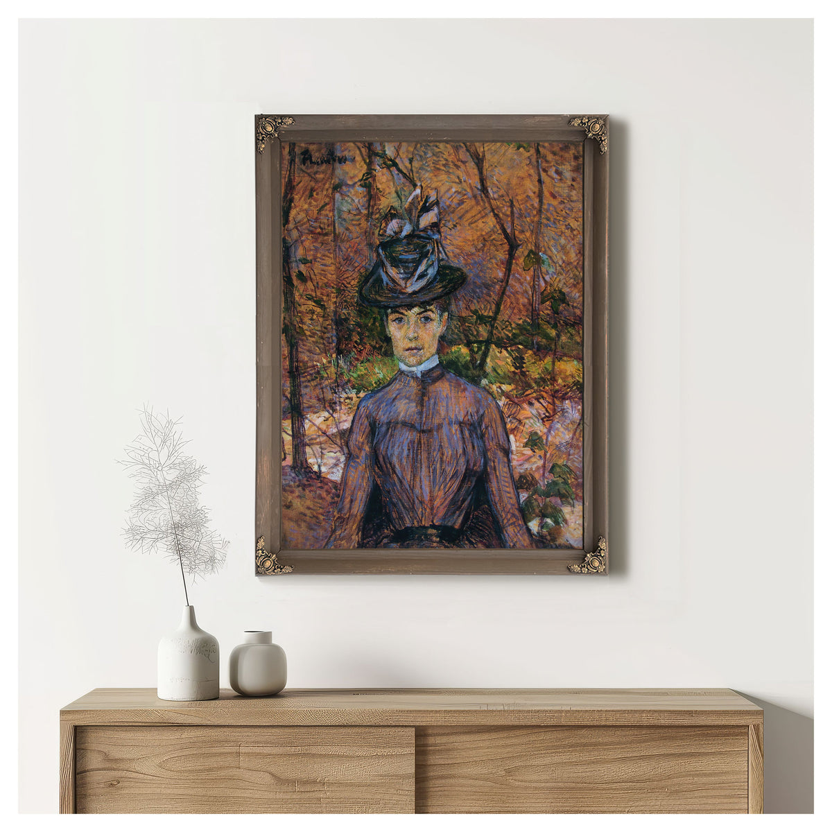 Portrait de Suzanne Valadon By Toulouse Lautrec